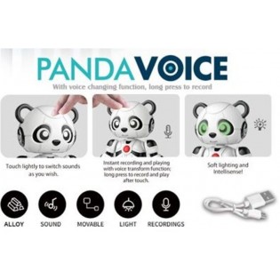 Robot Panda repite mi voz