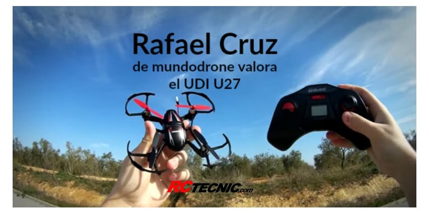 Mundodron valora el drone UDI U27 de Juguetecnic