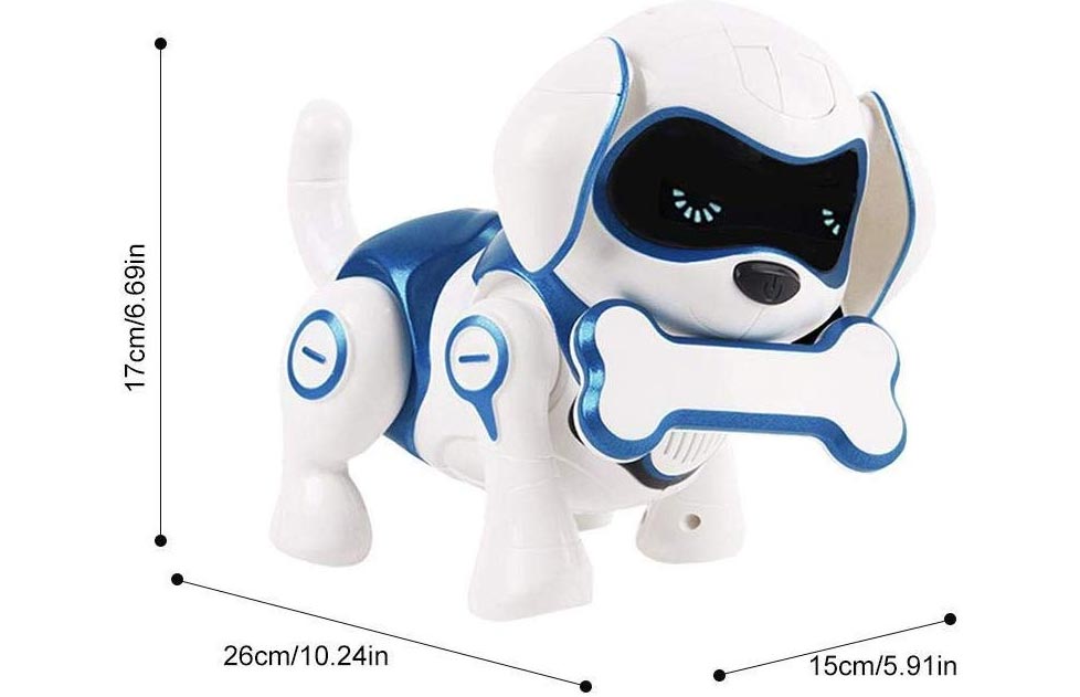 ROCK - Perro Robot Inteligente para niños medidas
